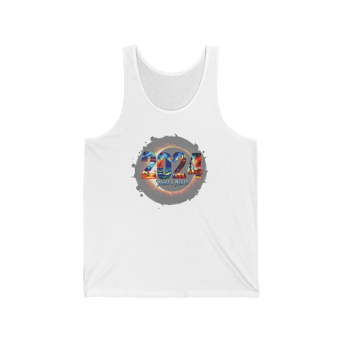 2024: What A Crazy Year Unisex Jersey Tank Top