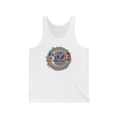 2024: What A Crazy Year Unisex Jersey Tank Top