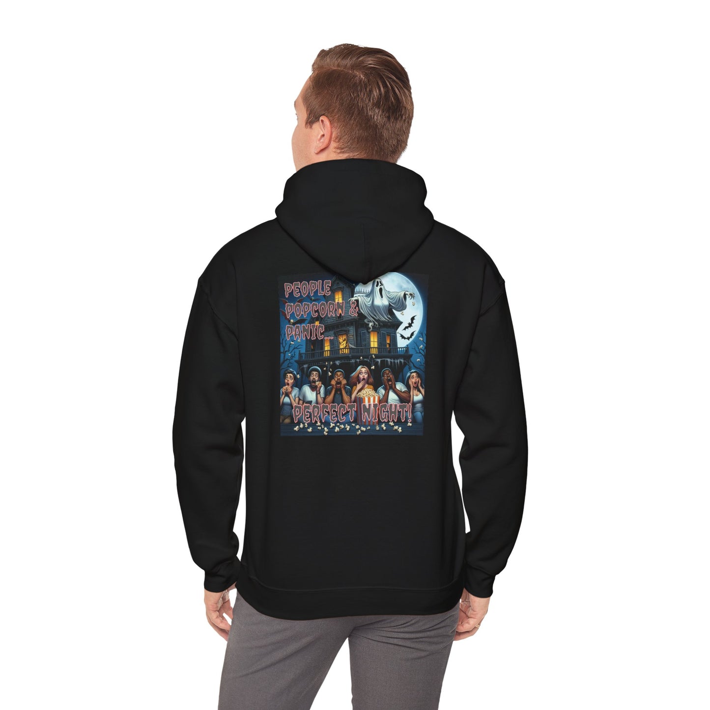 Horror Movie Night Unisex Heavy Blend™ Hooded Sweatshirt