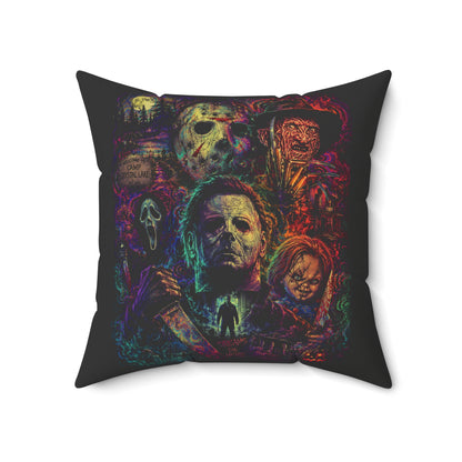 Horror Icons Decorative Pillow - Throw Pillow
