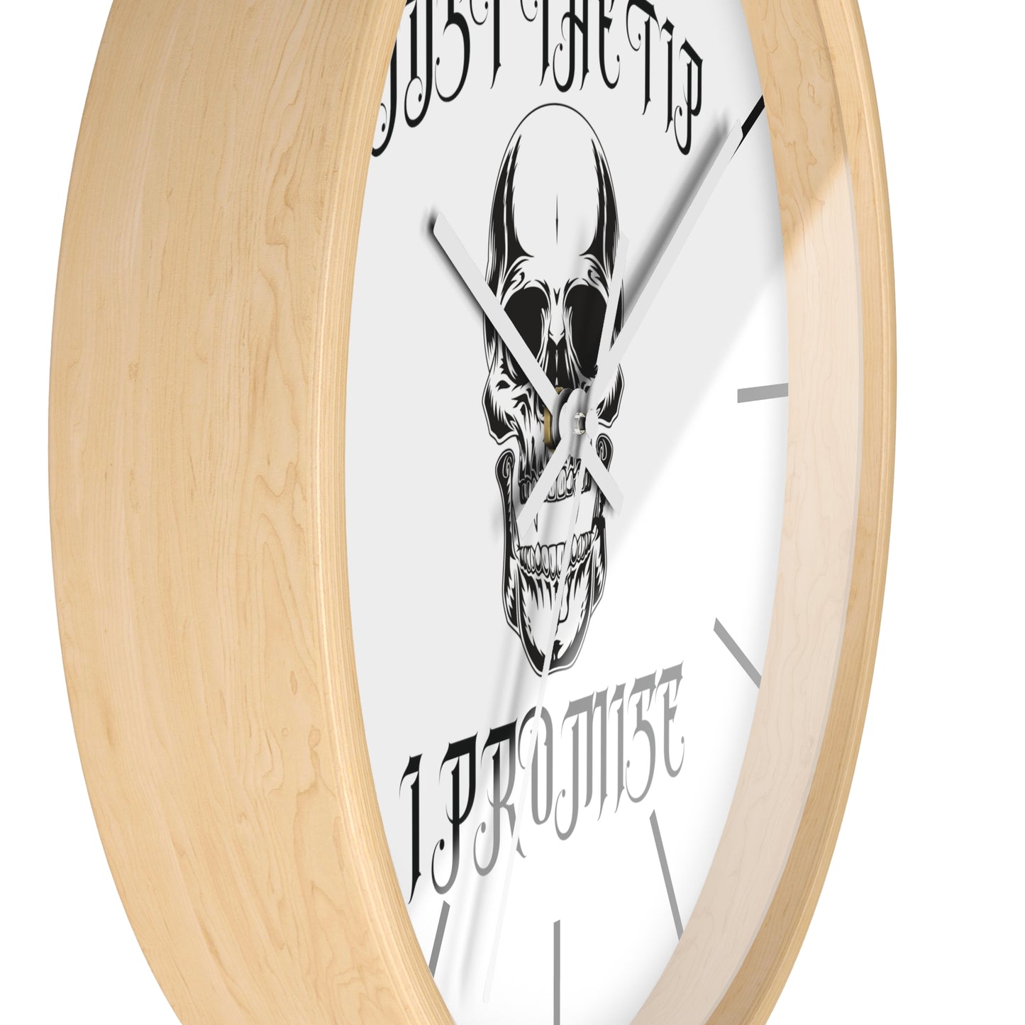 Vampire Just The Tip I Promise Wall Clock