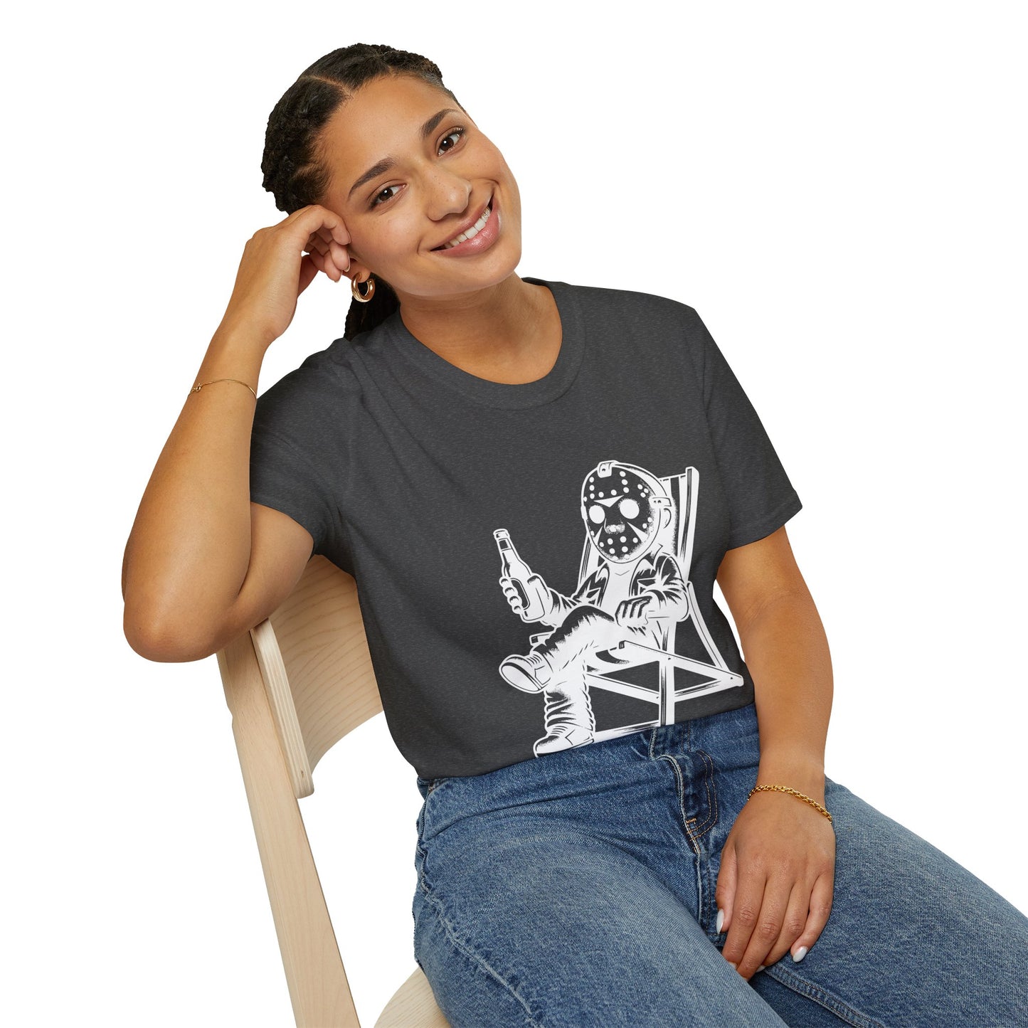 Jason Relaxing Graphic Tee — Funny Horror Movie T-Shirt