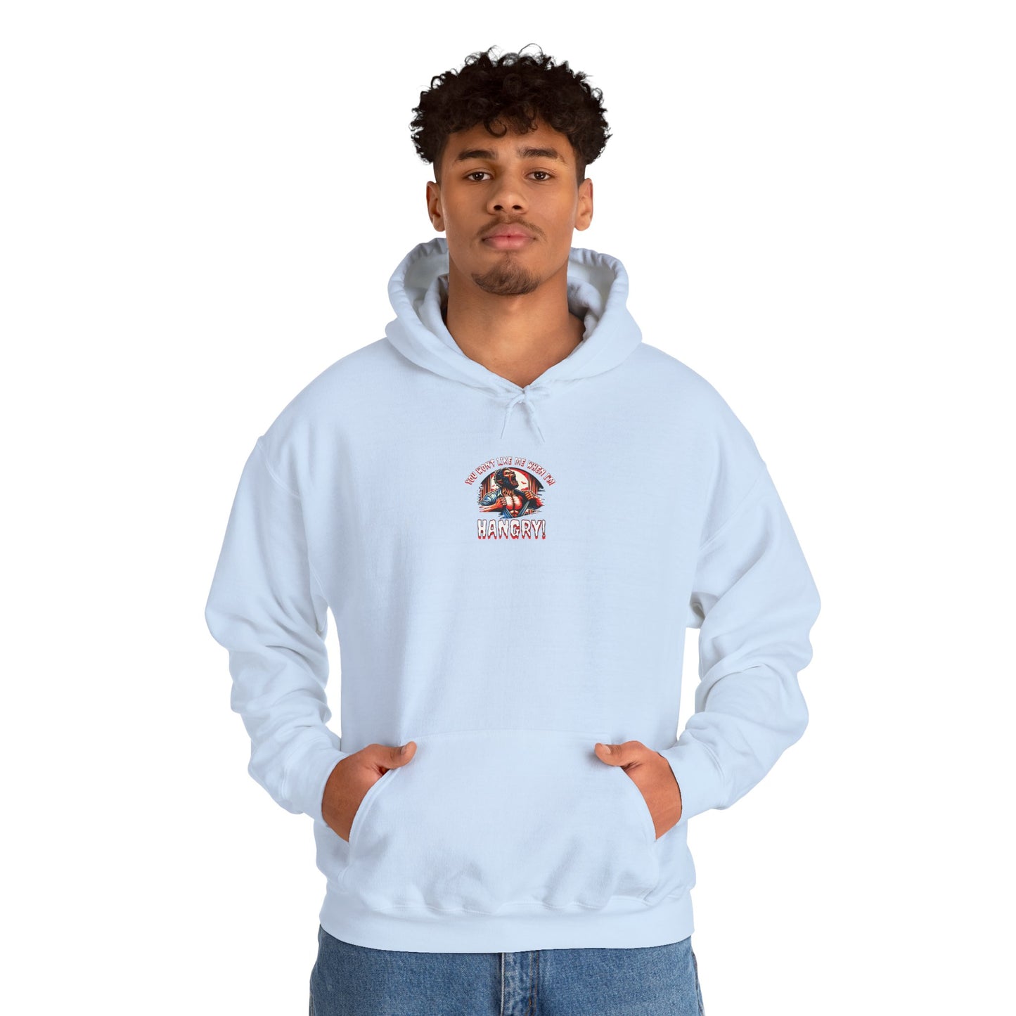 You Wont Like Me When I'm Hangry Hoodie - Werewolf Design