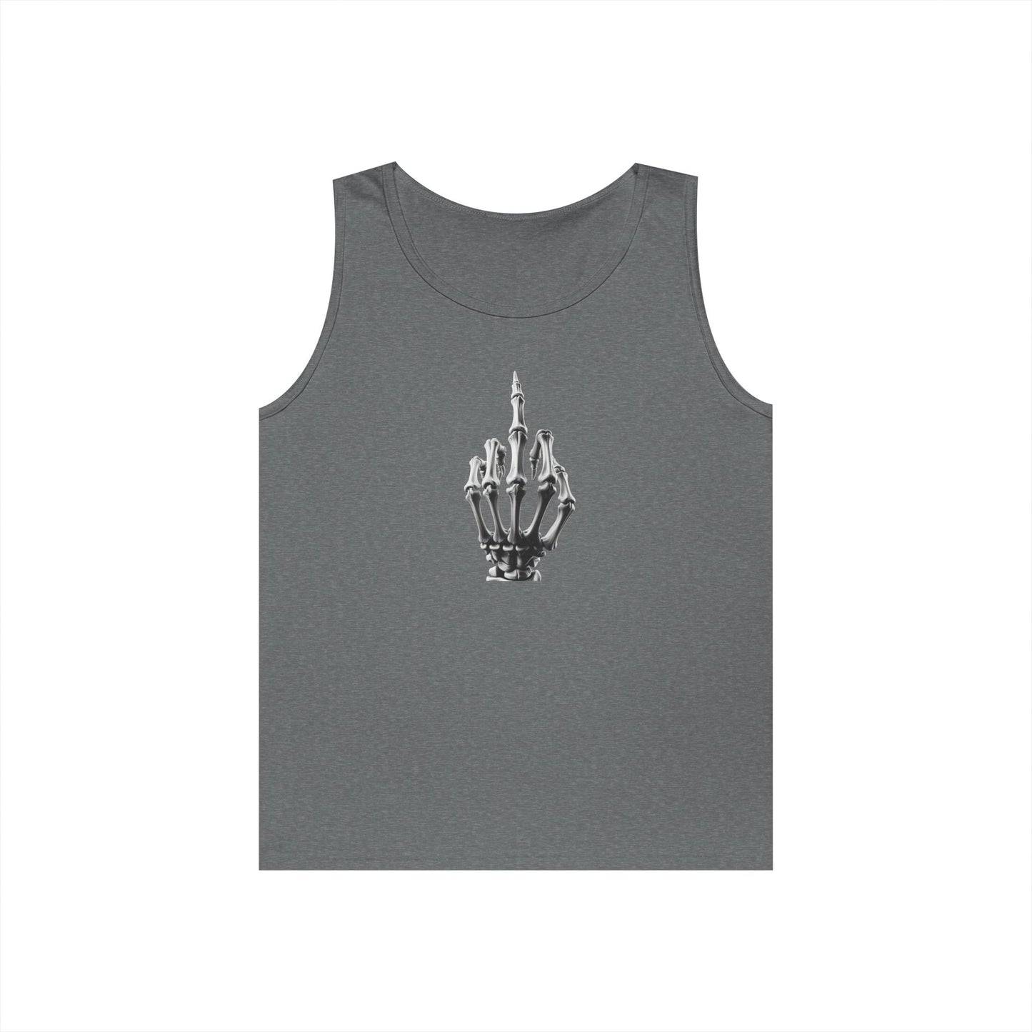 Skeleton Hand Middle Finger Tank Top – Edgy Skull Finger