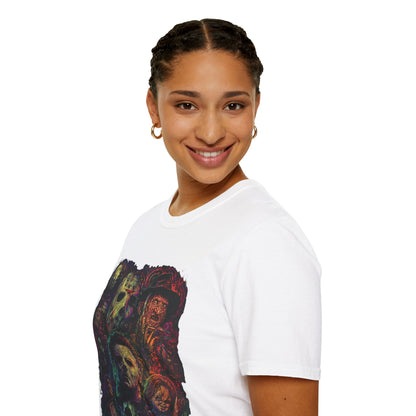 Horror Icons Collage T-Shirt —  Graphic Tee