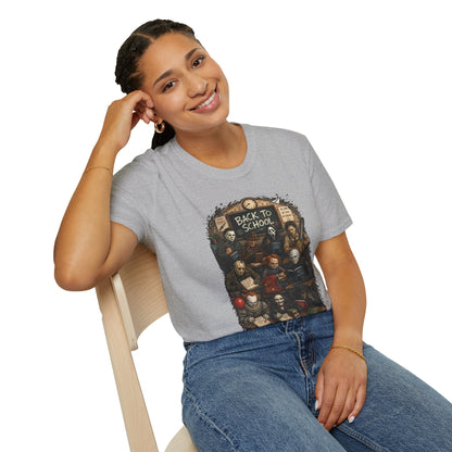 "Back to School" Horror Movie Character Class Portrait - T Shirt