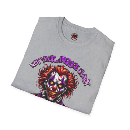 Not Your Average Clown Scary Horror Fun Unisex Soft style T-Shirt