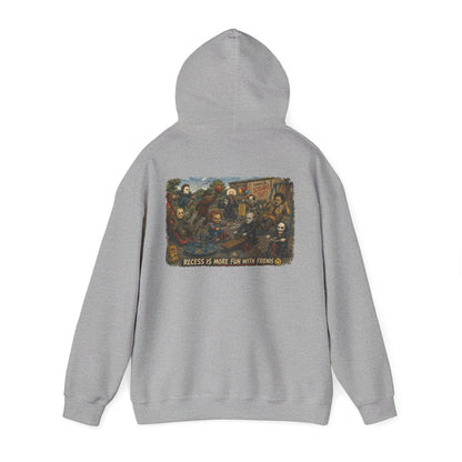 Horror Icons Illustration “Recess Is More Fun With Friends” - Hoodie