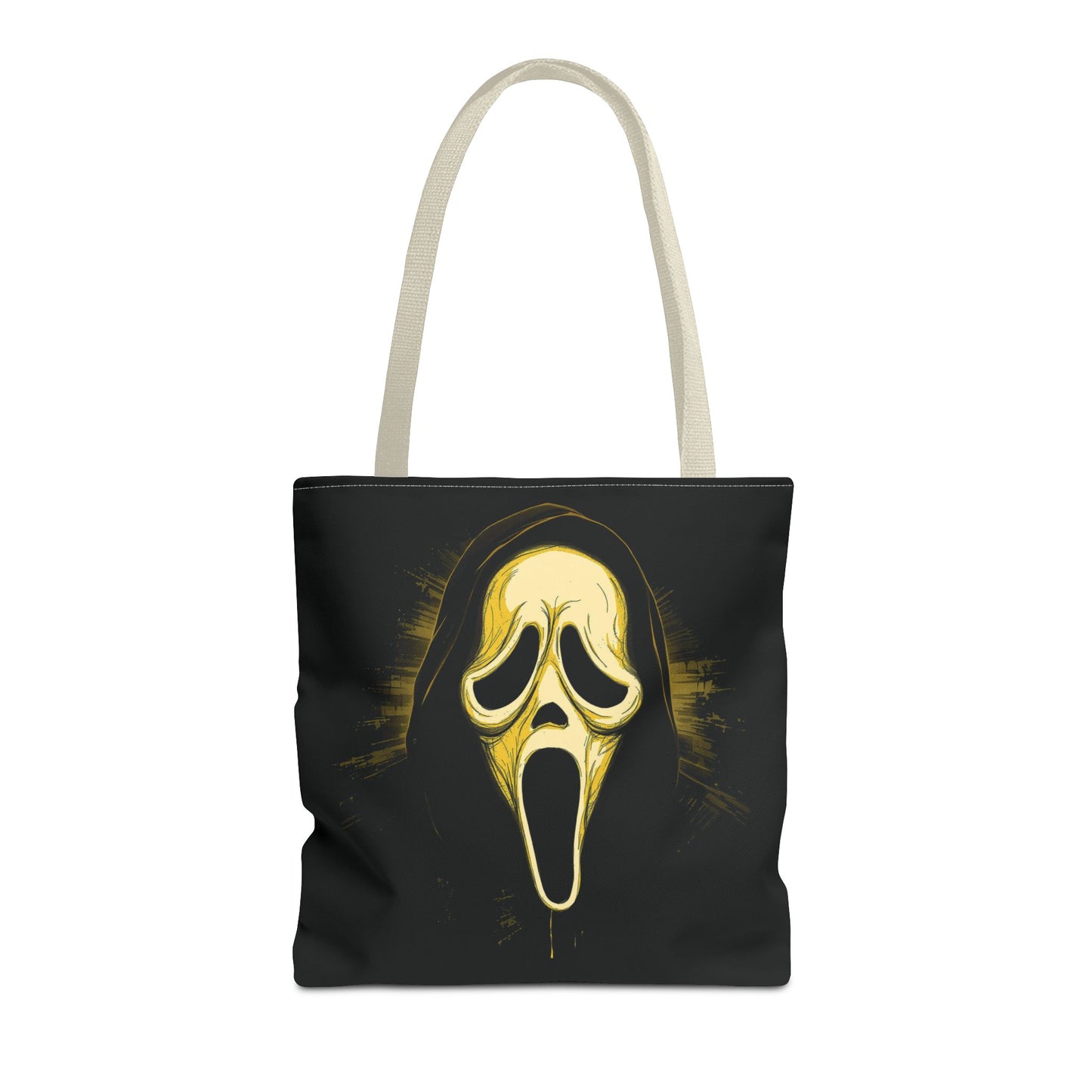 Spooky Scream Tote Bag — Ghost Face Design