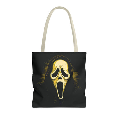 Spooky Scream Tote Bag — Ghost Face Design