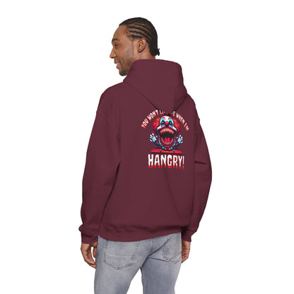 You Won't Like Me When I am Hangry Hoodie - Evil Clown Design