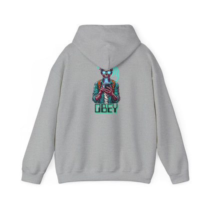Sci Fi Brain Washing They Live Inspired Design Heavy Blend Hoodie