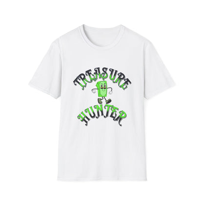 Treasure Hunter Money Stacks Soft Style T-Shirt Collector Vintage Retro Fun Thrifting Convention