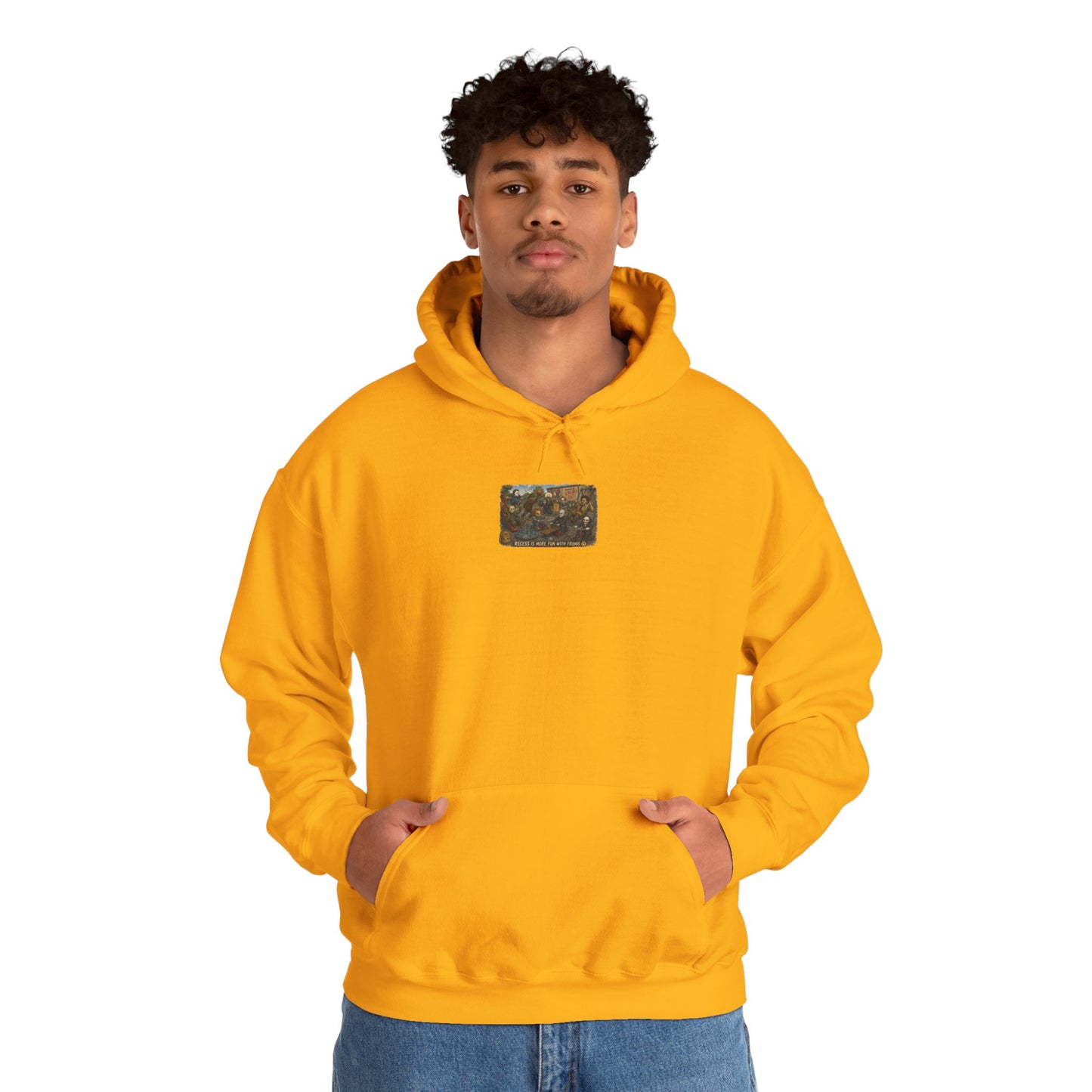 Horror Icons Illustration “Recess Is More Fun With Friends” - Hoodie