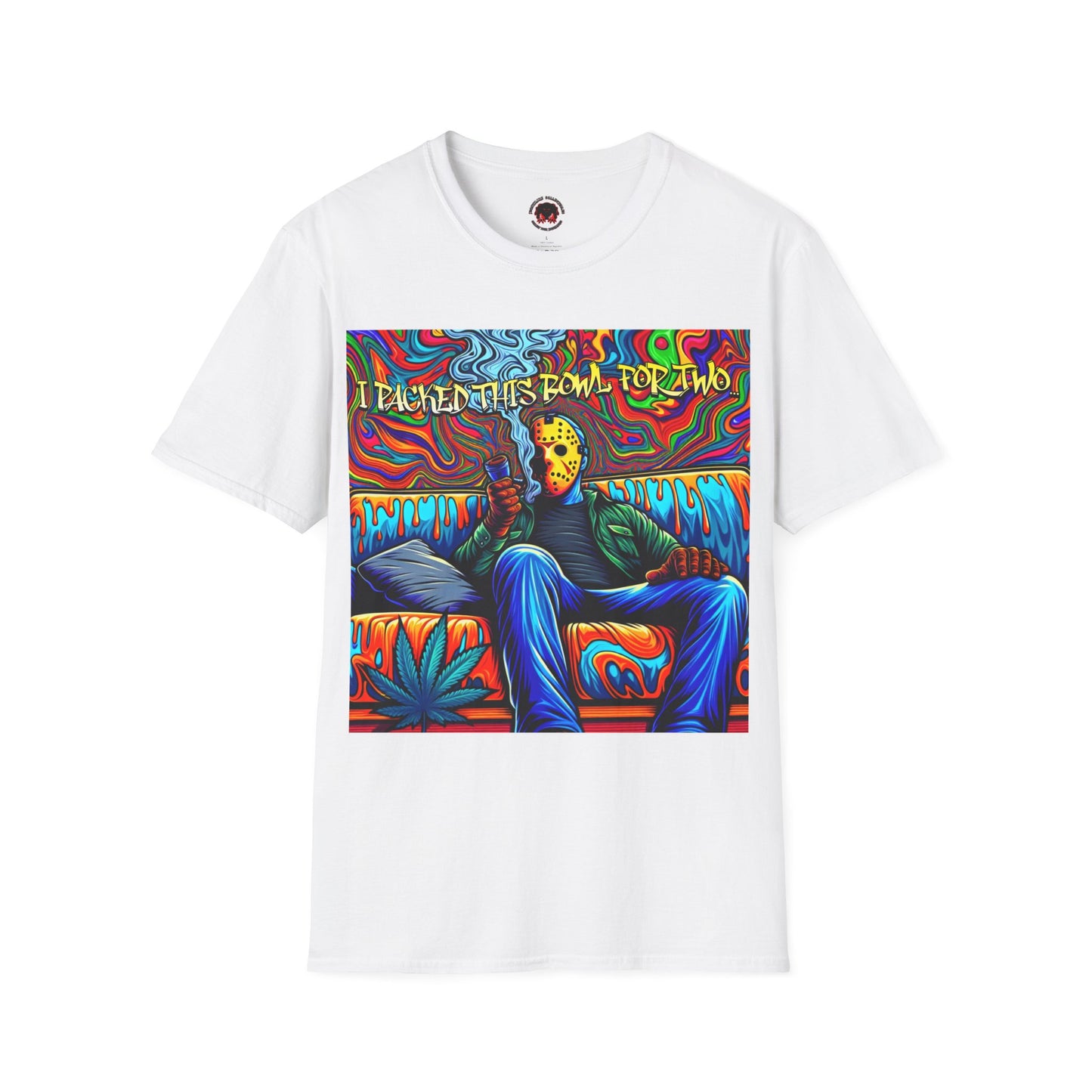 Horradelic I Packed This Bowl For Two Jason Horror Unisex Soft Style T-Shirt