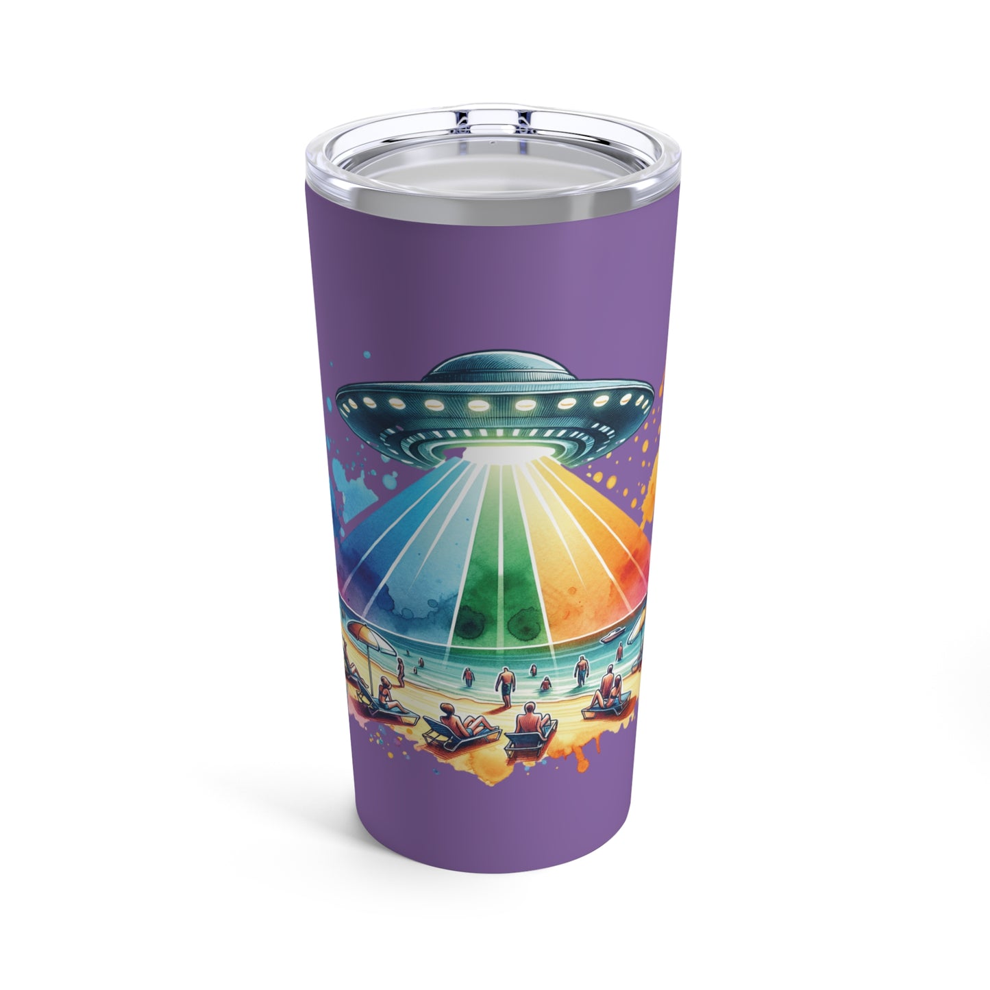 Summerween UFO Beach Day Stainless Steel Insulated Tumbler 20oz