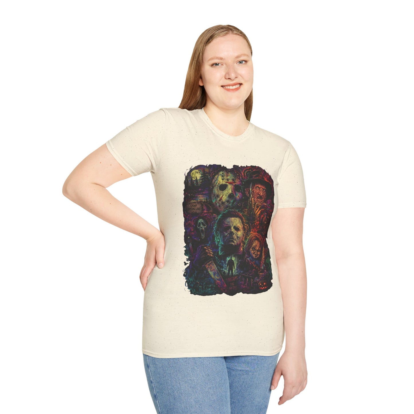 Horror Icons Collage T-Shirt —  Graphic Tee