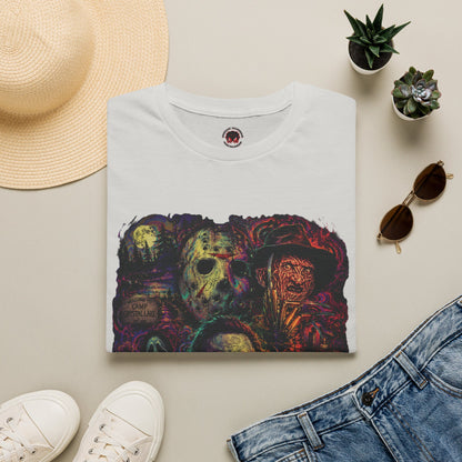 Horror Icons Collage T-Shirt —  Graphic Tee