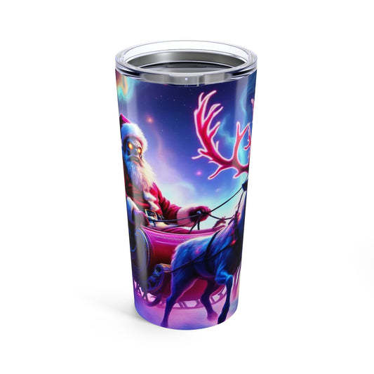 Zombie Santa & Reindeer 20oz Tumbler