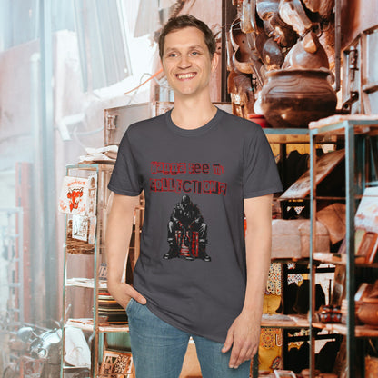 The Horror Collector Want To See My Collection? Unisex Softstyle T-Shirt Scary Toy Fun Shirt Dark Humor