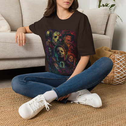 Horror Icons Collage T-Shirt —  Graphic Tee