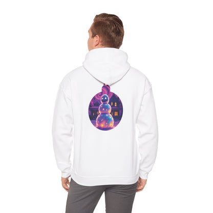 Scary Christmas Hoodie - Evil Snowman Design