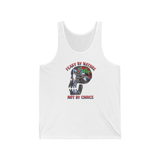 Freaky By Nature Not By Choice Unisex Jersey Tank Top