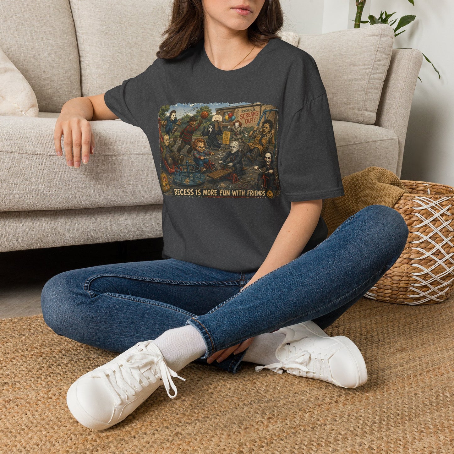 Horror Icons Recess T-Shirt — 'Screams Out' Horror Tee