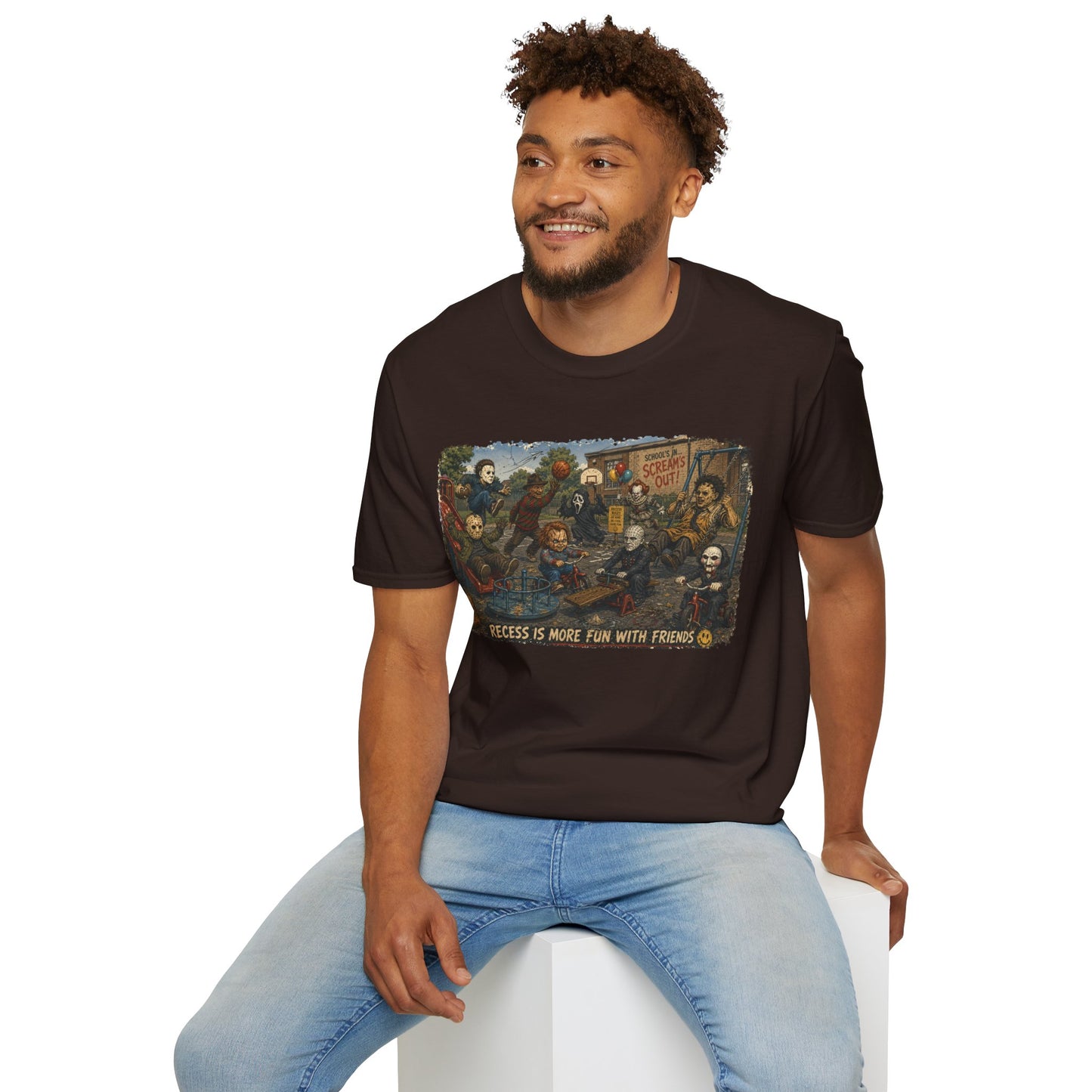 Horror Icons Recess T-Shirt — 'Screams Out' Horror Tee