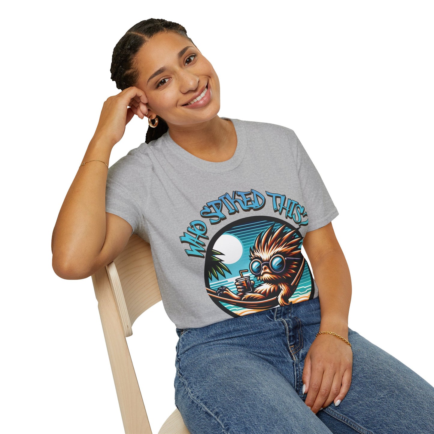 Summerween Who Spiked This? Unisex Soft Style T-Shirt