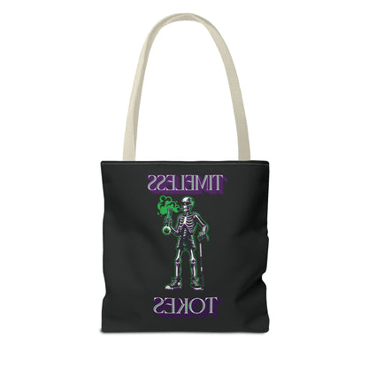 Tote Bag - Timeless Tokes Skeleton Weed Lover Design