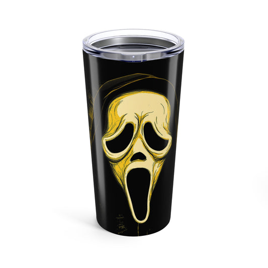 20oz Horror Scream Tumbler GhostFace Insulated Travel Cup