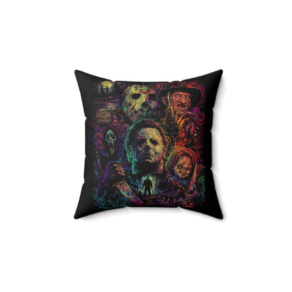 Horror Icons Decorative Pillow - Throw Pillow