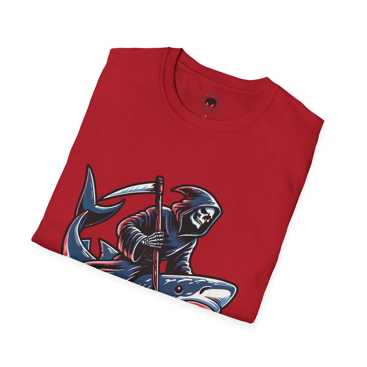 Funny Grim Reaper Shark T-Shirt
