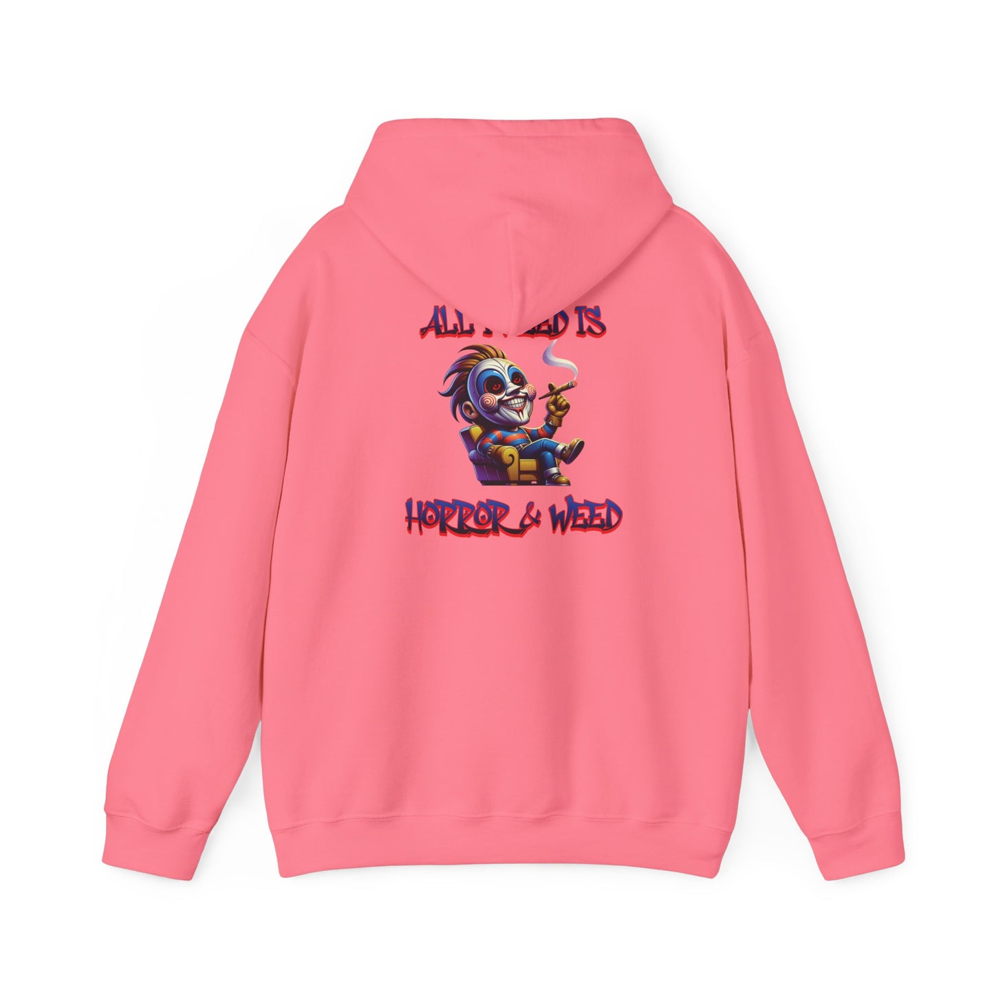 All I need is Horror & W**d Unisex Heavy Blend™ Hooded Sweatshirt