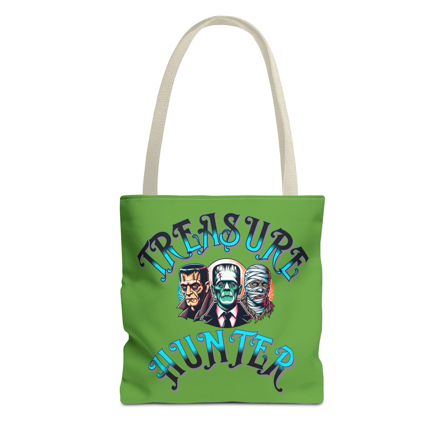 Treasure Hunter Vintage Monster Collector Tote Bag (AOP) Retro Toys Travel