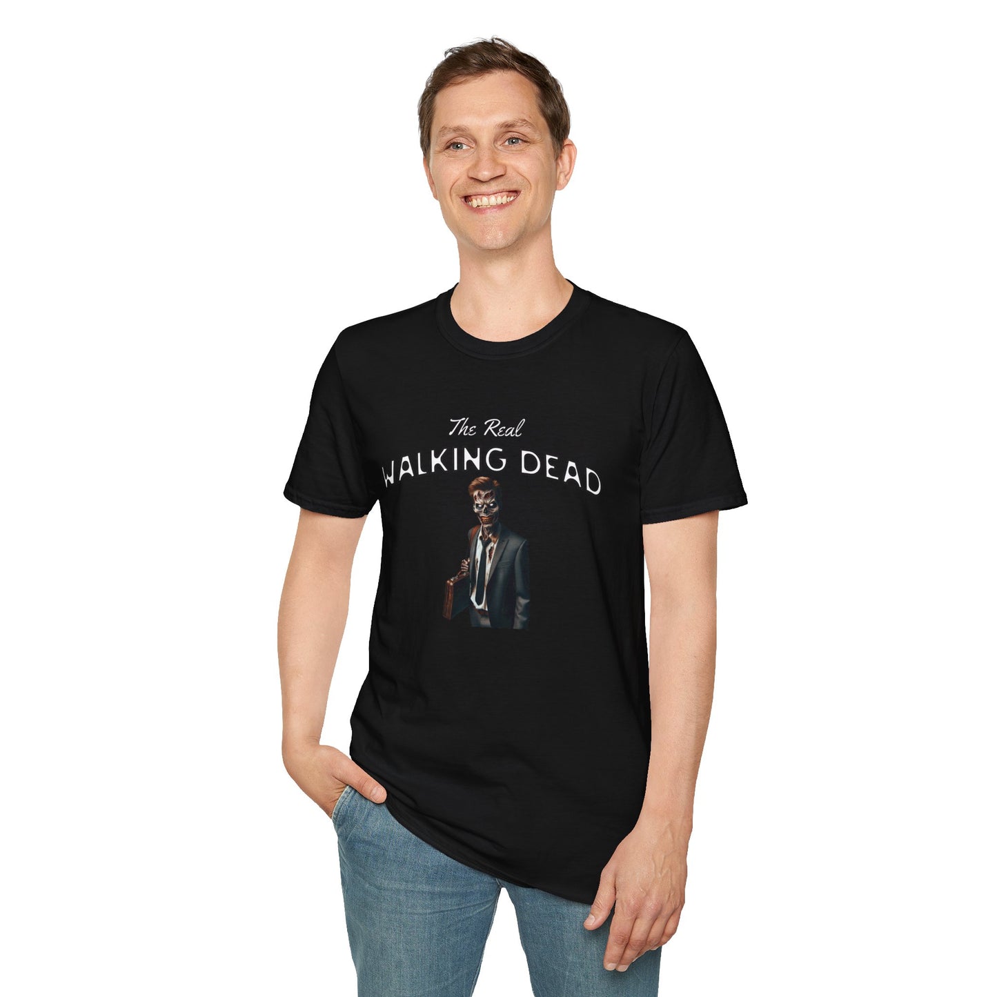 The Real Walking Dead, Corporate World Design Funny Horror Unisex T-Shirt -
