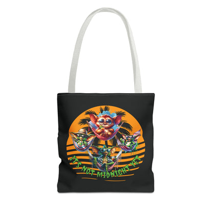 Summerween It's Not Midnight Yet Shoulder Tote Bag (AOP) 3 Sizes