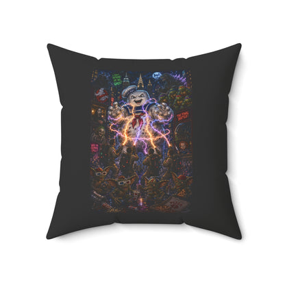 80's Horror Retro Halloween Throw Pillow Decorative Cushion