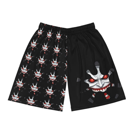 Basketball Shorts Joker Inspired Sinister Smile