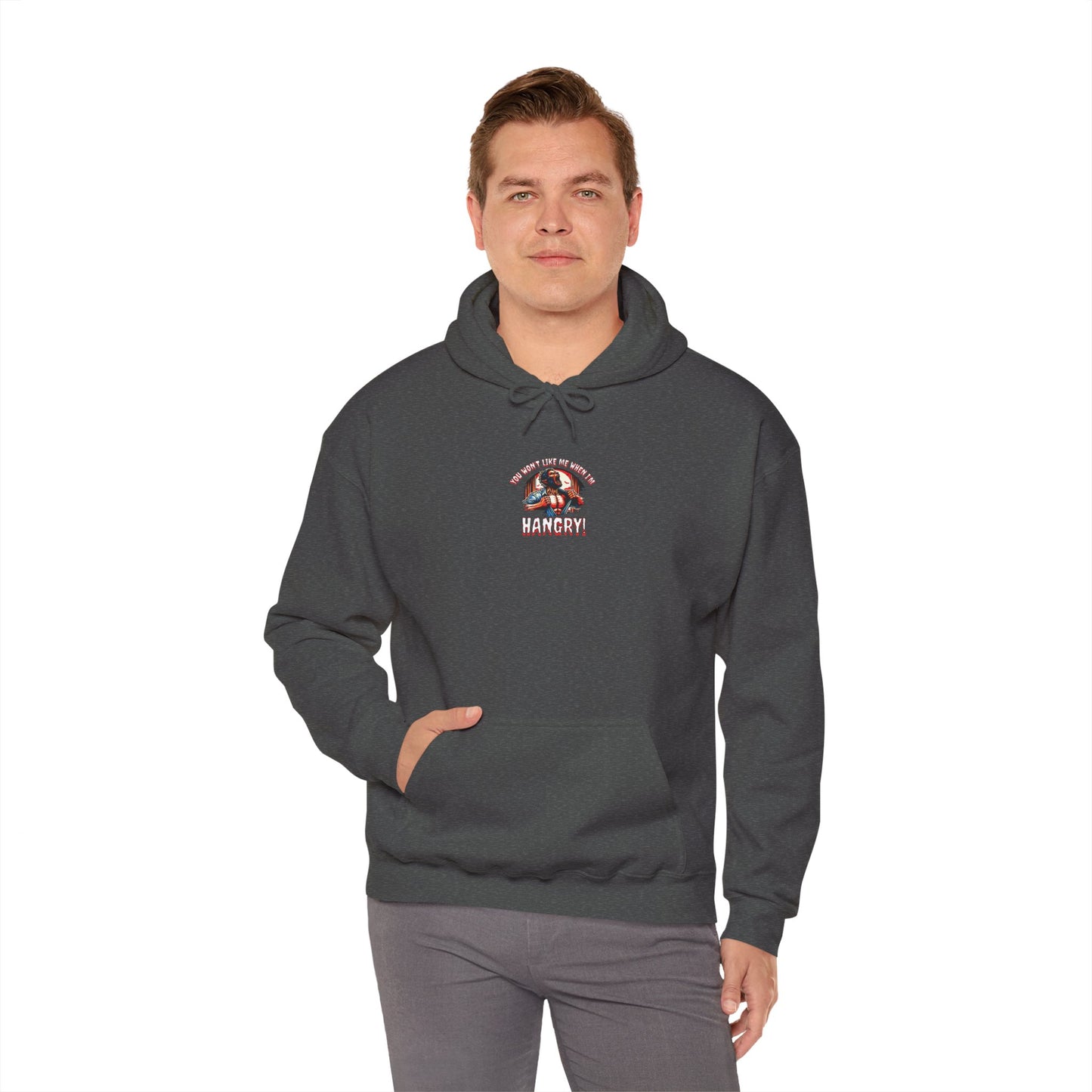 You Wont Like Me When I'm Hangry Hoodie - Werewolf Design