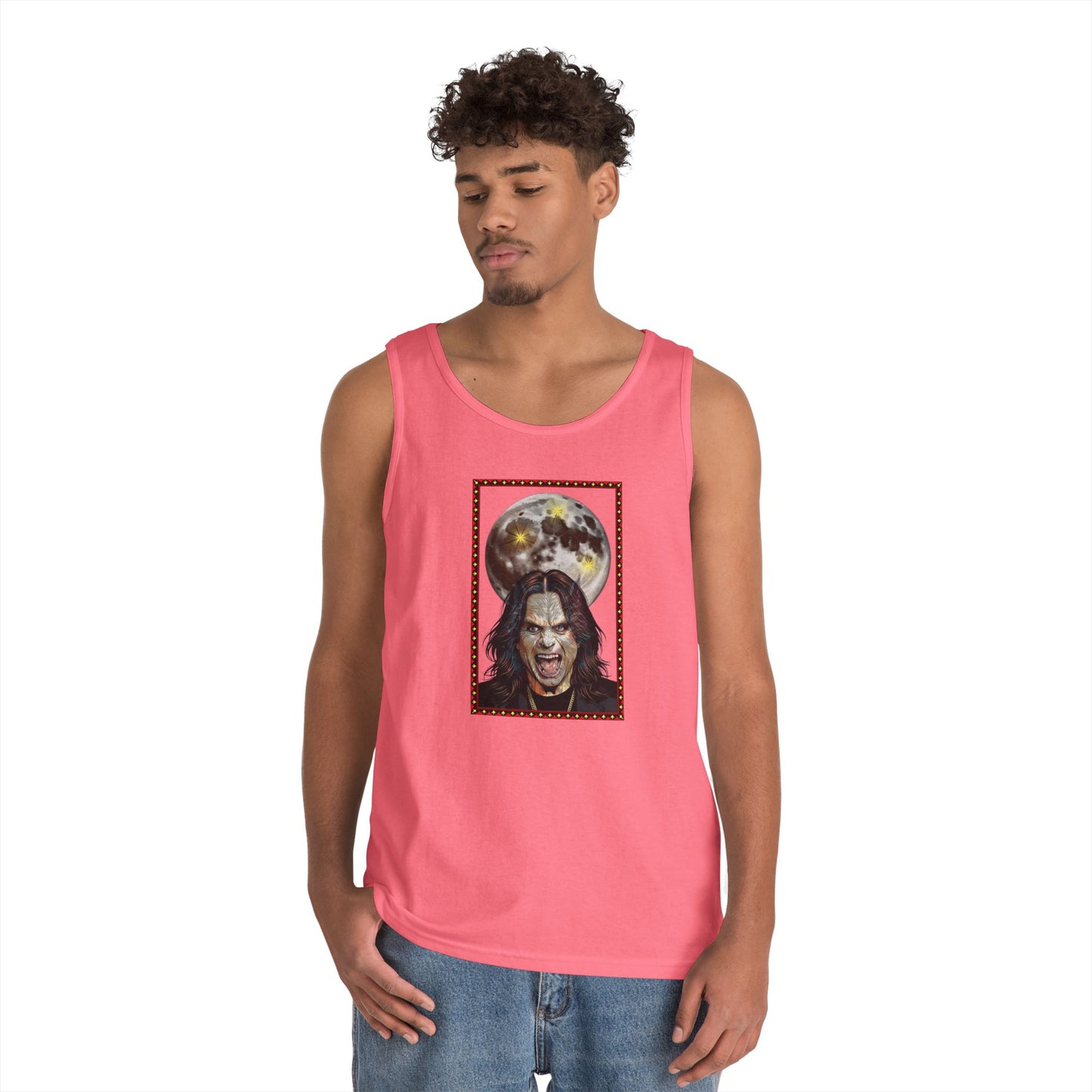 Ozzy Bark at the Moon Unisex Tank Top