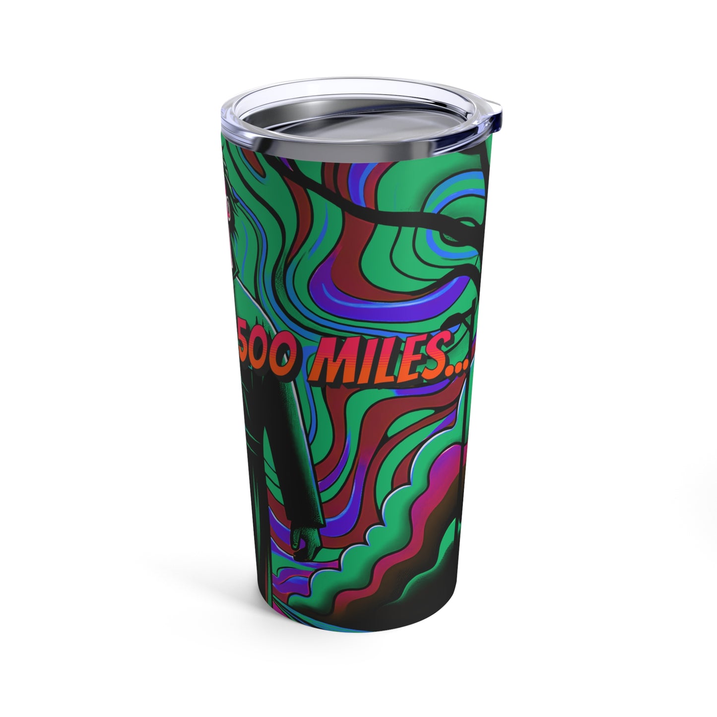 Horradelic I Would Walk 500 Miles Michael Walking Myers Horror Halloween Fun Outdoor Tumbler 20oz Cup With Lid