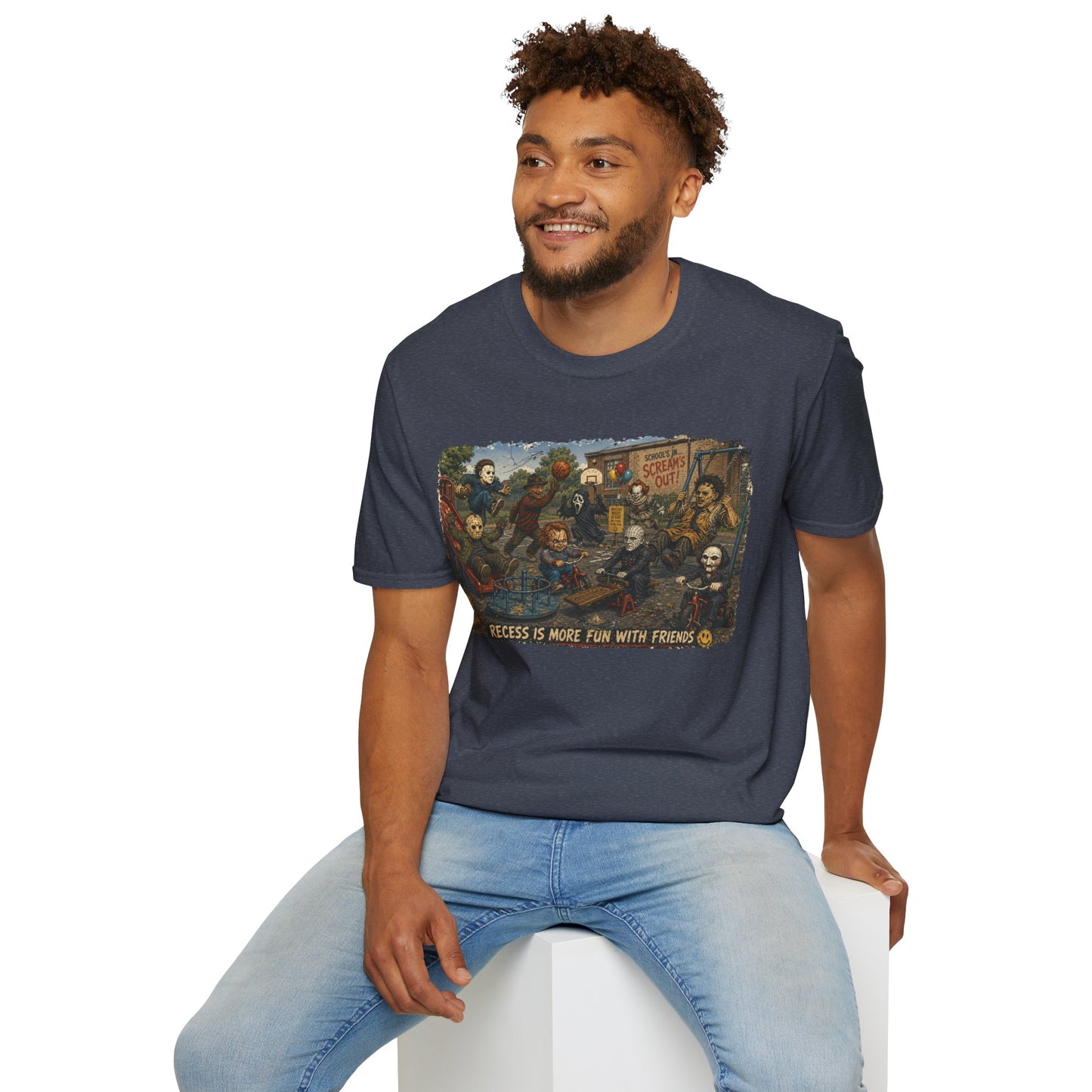 Horror Icons Recess T-Shirt — 'Screams Out' Horror Tee