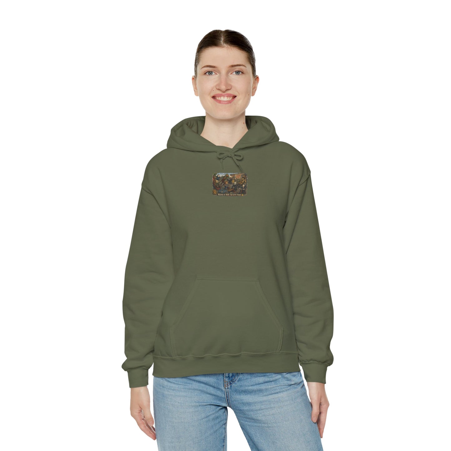 Horror Icons Illustration “Recess Is More Fun With Friends” - Hoodie