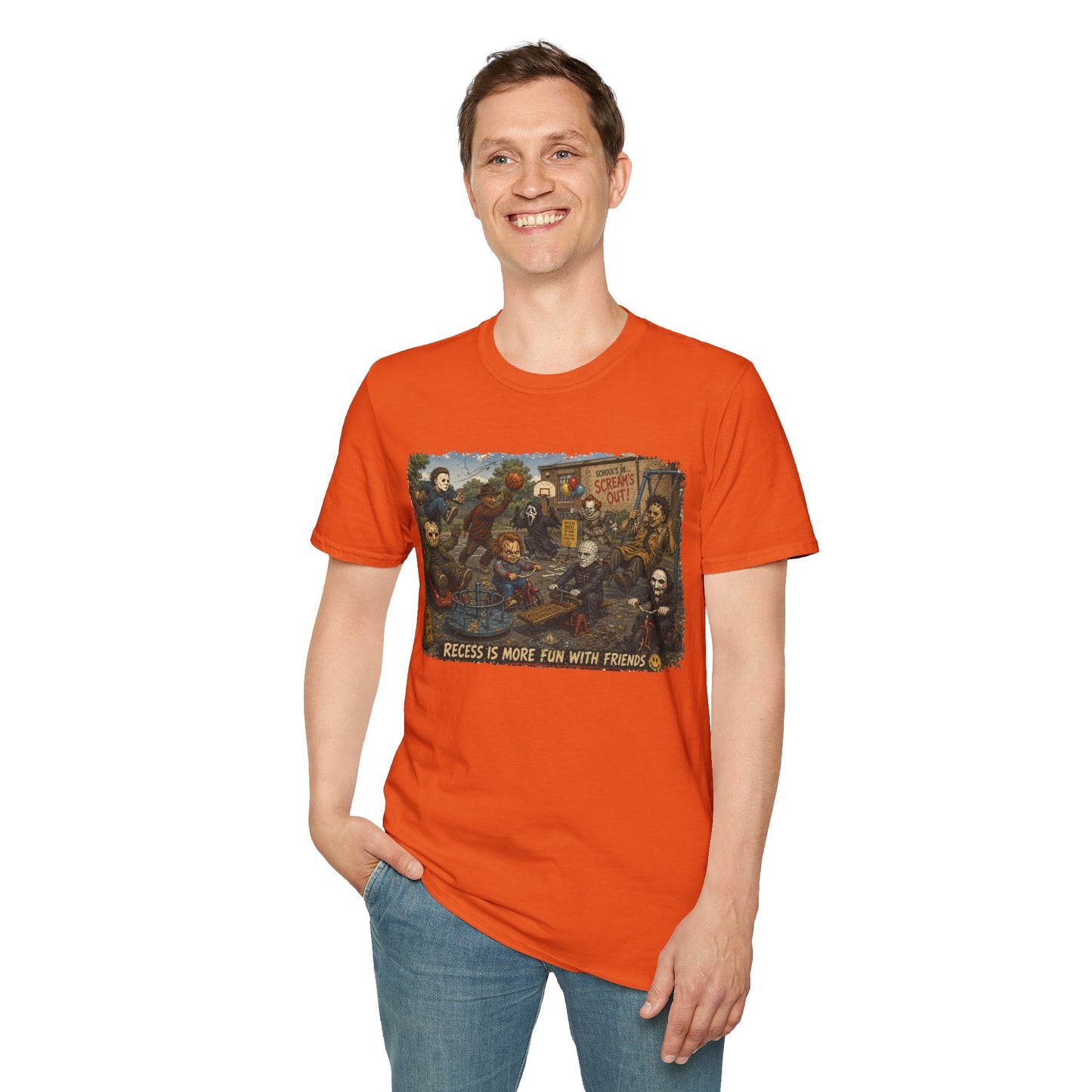 Horror Icons Recess T-Shirt — 'Screams Out' Horror Tee
