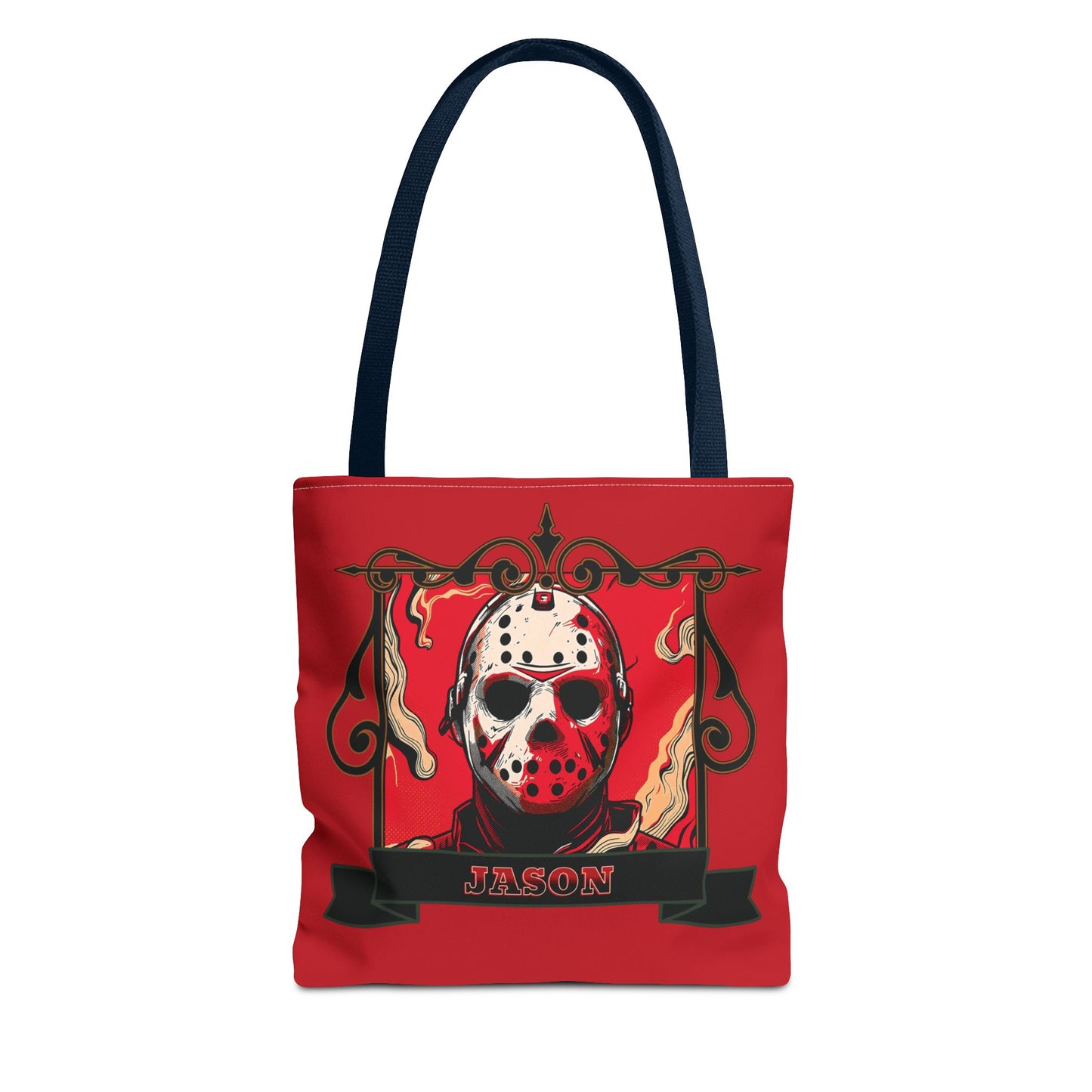 Vintage Jason Hockey Mask Tote Bag