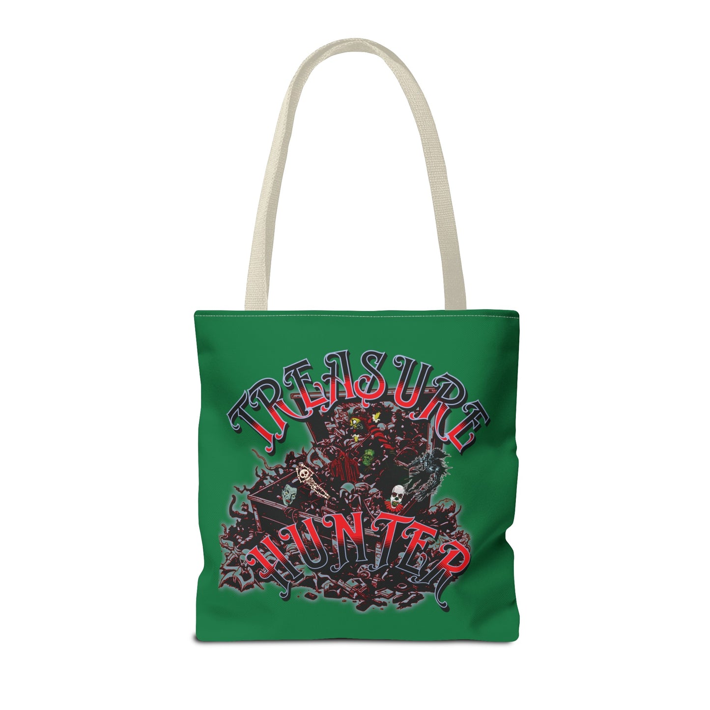 Treasure Hunter Monster Collector Horror Tote Bag (AOP) Collector Fun Convention