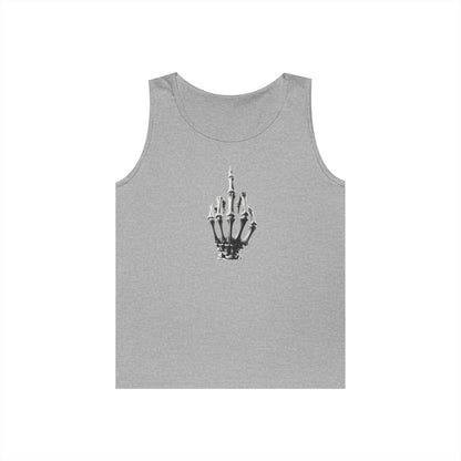 Skeleton Hand Middle Finger Tank Top – Edgy Skull Finger