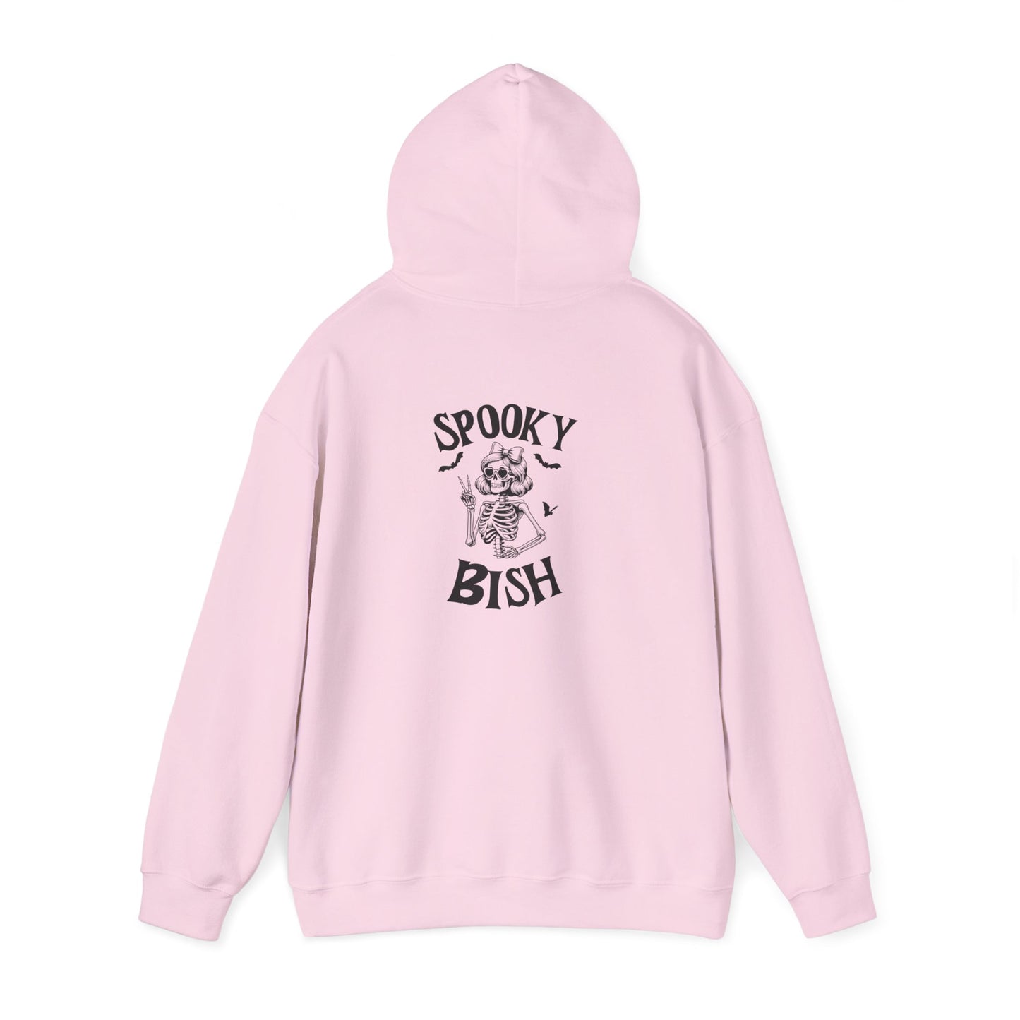 Spooky Bish Hoodie — Cute Skeleton in Sunglasses Design